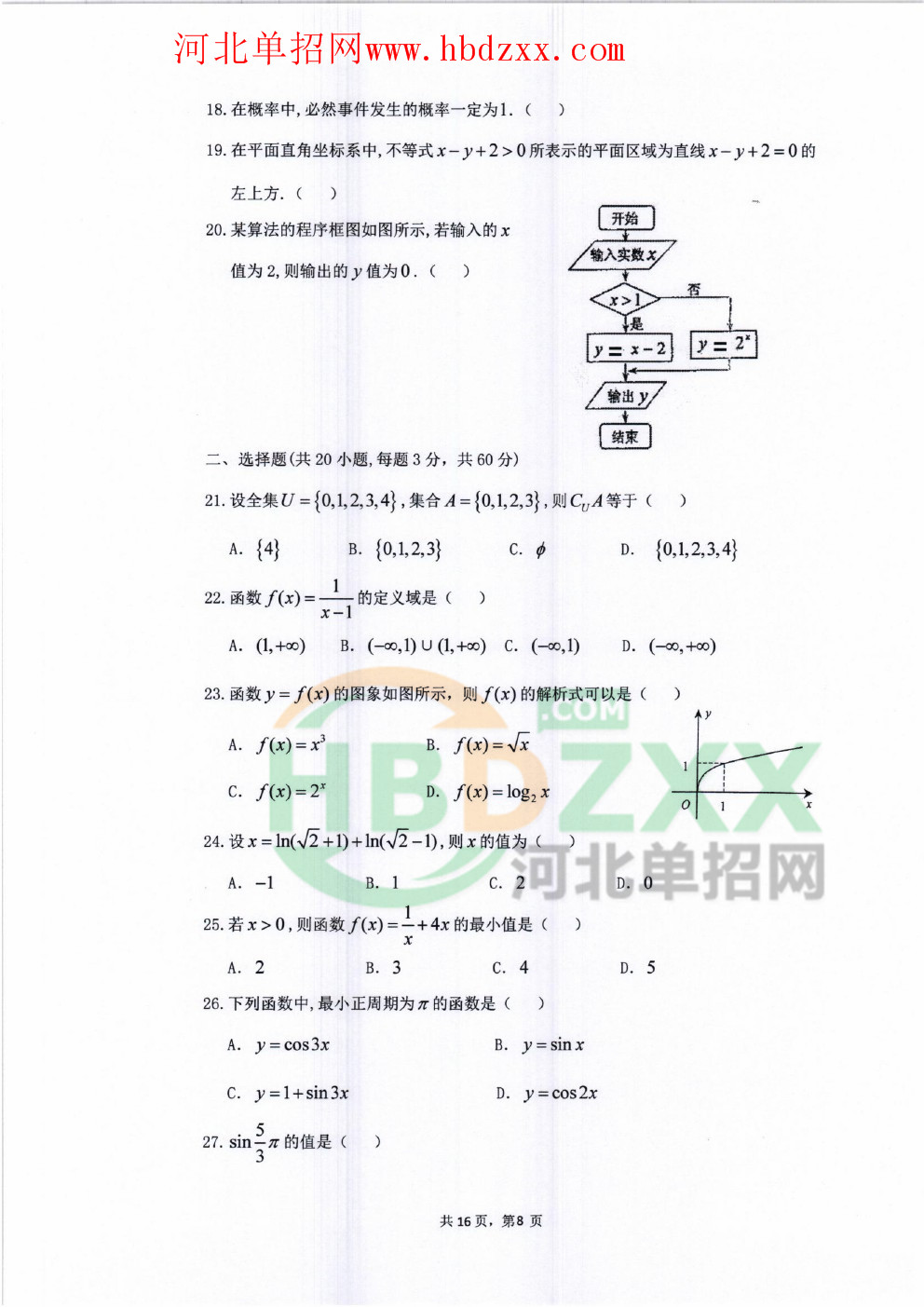 2016年河北省普通高職單招考試三類與對口機械類聯(lián)考文化水平B卷解析 普通機械模塊核心知識與應(yīng)試策略